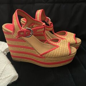 Coach wedge sandals